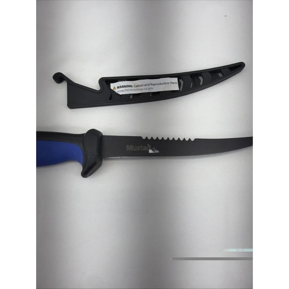 Mustad Filetiermesser Teflon‎ beschichtet 15,24cm Anglemesser Angelmesser